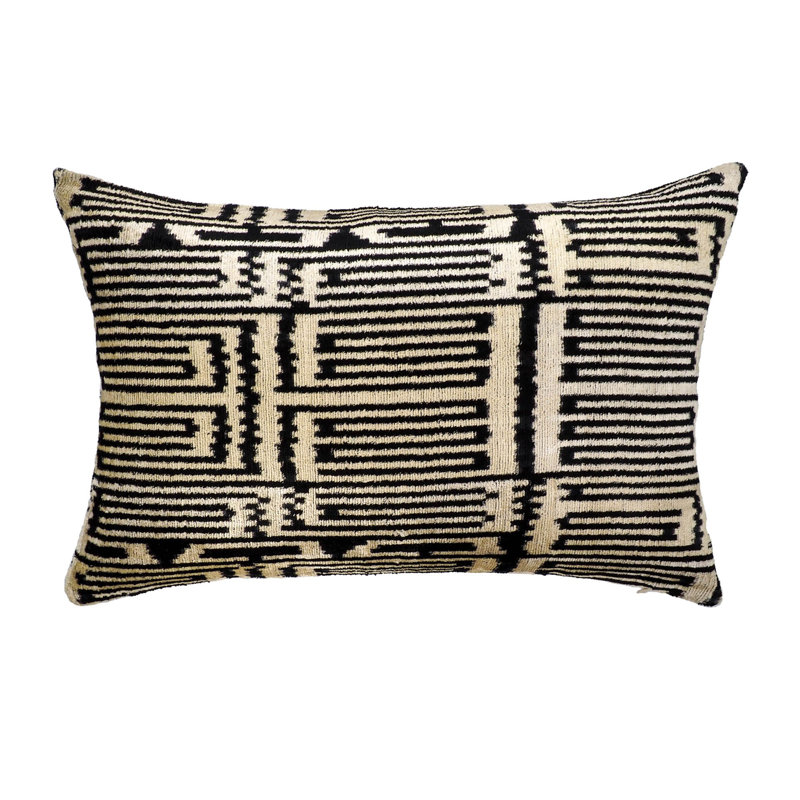 Ikat Silk Pillow Cover