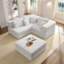 Ensemble de canapé modulaire surdimensionné rembourré de canapé de salon modulaire en forme de L de 118,2 po-118045661