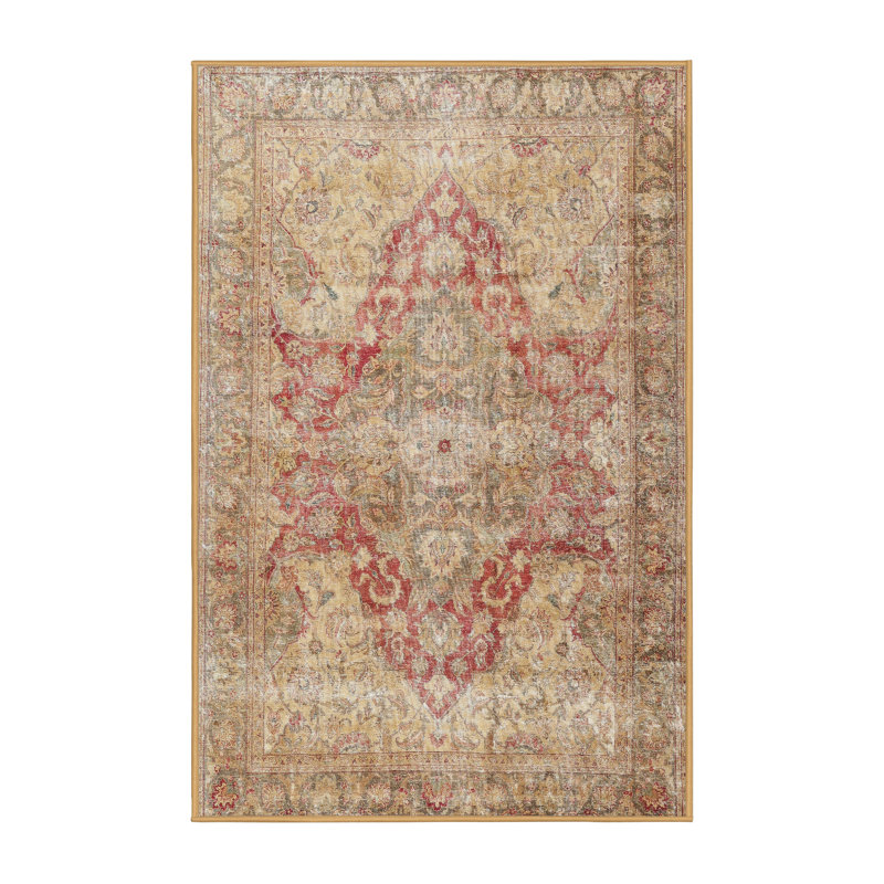 Brekstad Oriental Indoor Rug, Rectangle 3' x 5'