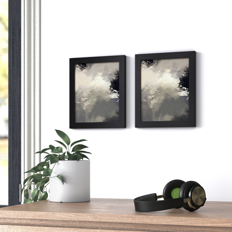 Cadre photo simple Mehrimah en satin noir mystique, Harwich, L 8 po x H 10 po