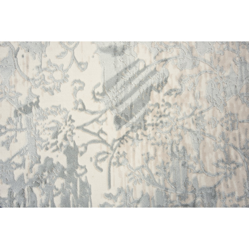 Tapis gris Carey, Rectangulaire 3 pi 11 po x 5 pi 6 po