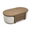 Heinemann Lift Top Storage Cocktail Table 2 Upholstered Stools With 2 End Table And Demilune Sofa Table