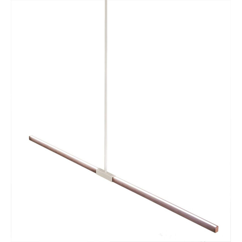 Trax 1 - Light LED Pendant, 76" H x 96" W x 6.5" D