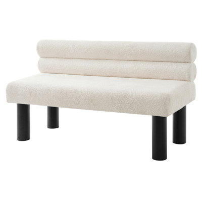 Upholstered Dining Bench With Back