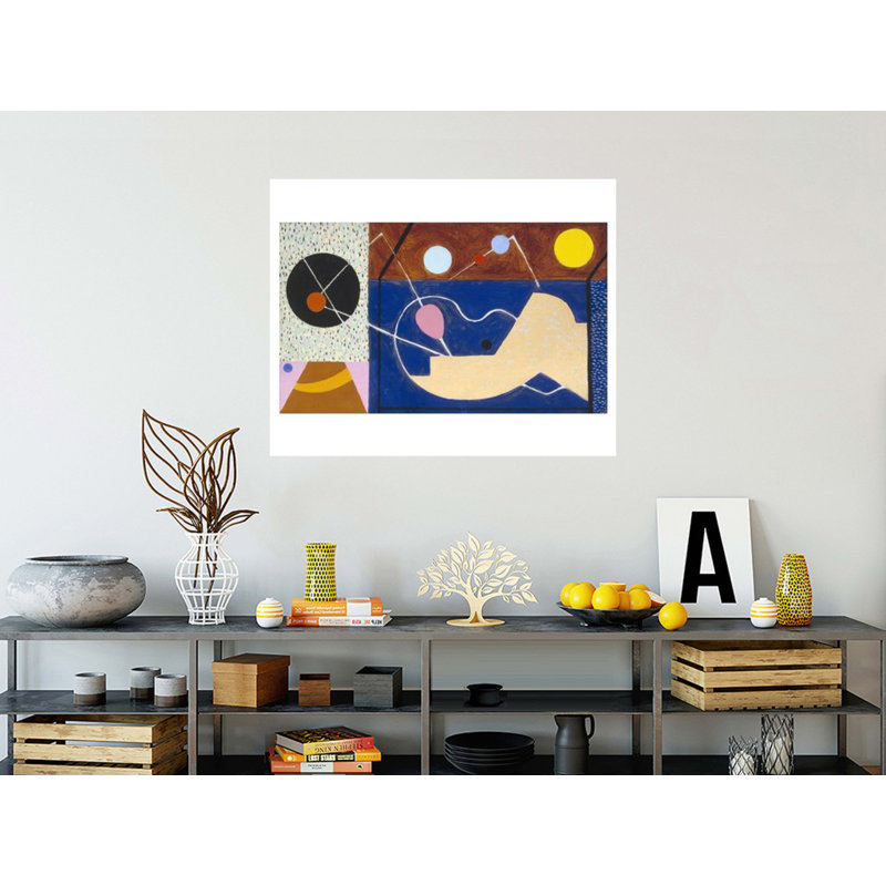 Abstraction par Burgoyne Diller - Estampe numérique, H 32 po x l 40 po