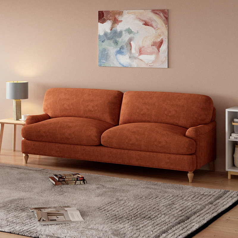 Kopervik 3 Seater Sofa, Bunburry Orange Velvet