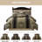 Myhand 9 Piece Polyester Elegant Comforter Set-204518183-204923749