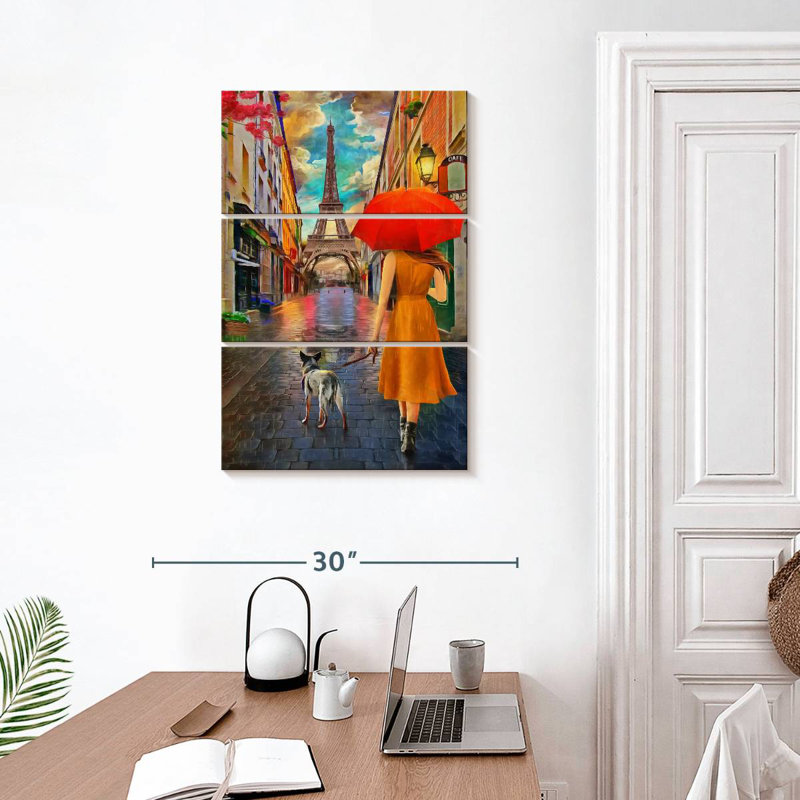 Nicci Girl With Dog, H 32 po x l 20 po