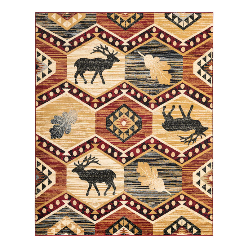 Pioneer Geometric Indoor Rug, Rectangle 7'10" x 10'