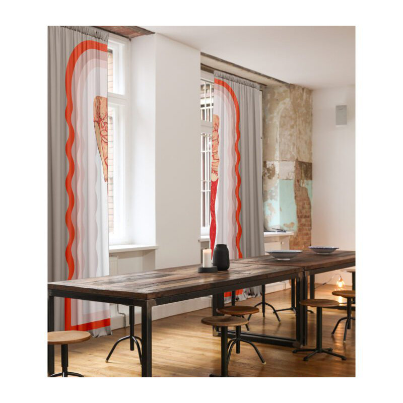 Lapan Velvet Blackout Slot Top Curtain Pair, 148cm Width x 350cm Drop