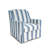Serena Striped Slipcover Swivel Accent Chair-591290756
