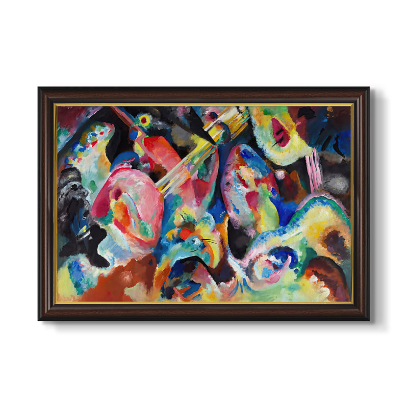 De l'improvisation. Deluge, 1913 - Wassily Kandinsky - Toile encadrée sur mesure, Format intérieur 20 po x 28 po