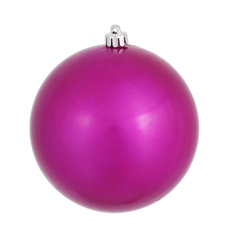 Décoration de boule décorative des Fêtes, H 4,75 po x l 4,75 po x P 4,75 po, Rouge