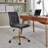 Uriel Minimalist Faux Leather Armless Swivel Rolling Task Chair-997790142