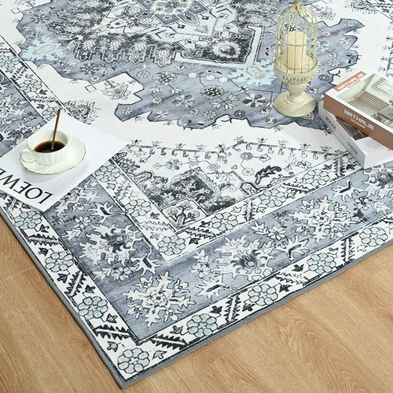 Vintage Look Shag Area Rug, Rectangle 153 x 244 cm