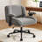 28.3" Wide Upholstered Office Chair With Wheels For Home Office,Vanity, Apartment Dorms-1531339848