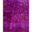 Overdyed Hand-Knotted Wool Modern-Contemporary Purple Area Rug 9' 1" x 11' 10"
