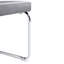 Banc gris en similicuir de 51,5 po pour cuisine, banc et salle à manger