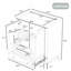 Base de meuble-lavabo simple 29,5 po Lonsdale seulement-1180306683