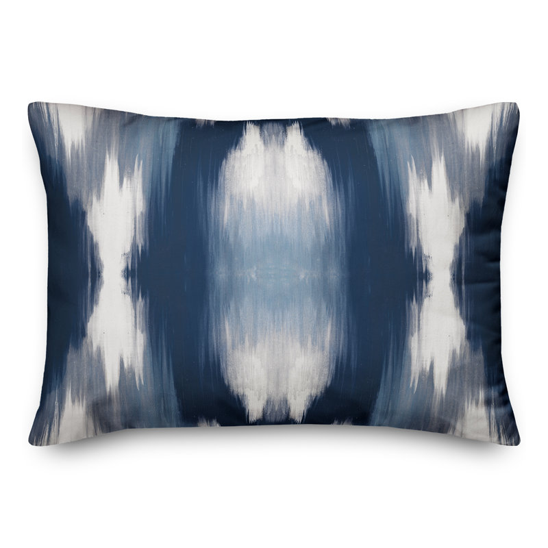 Outdoor Throw Pillow, Blue