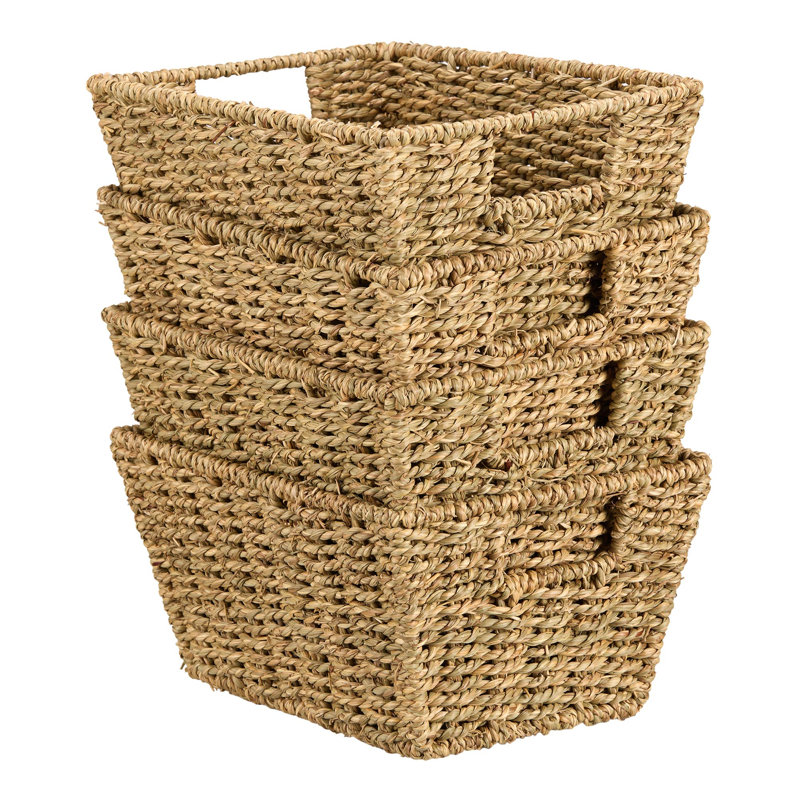 VonHaus Seagrass Decorative Basket