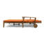 Double chaise longue de patio avec coussin-888757820