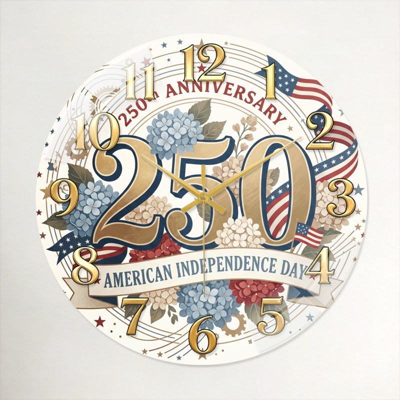"American Independence USA 250th Anniversary Merchandise", 40 x 40 cm (15,7 x 15,7 pouces)