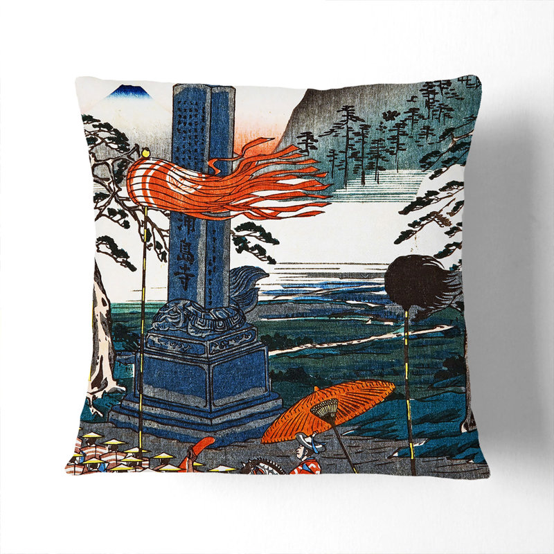 Square Throw Cushion, 40cm H x 40cm W x 15cm D, Stone