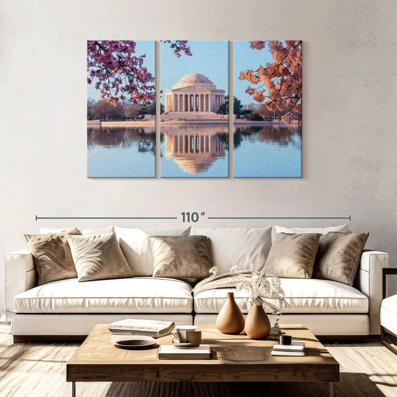 Historic Jefferson Memorial, 48" H x 74" W