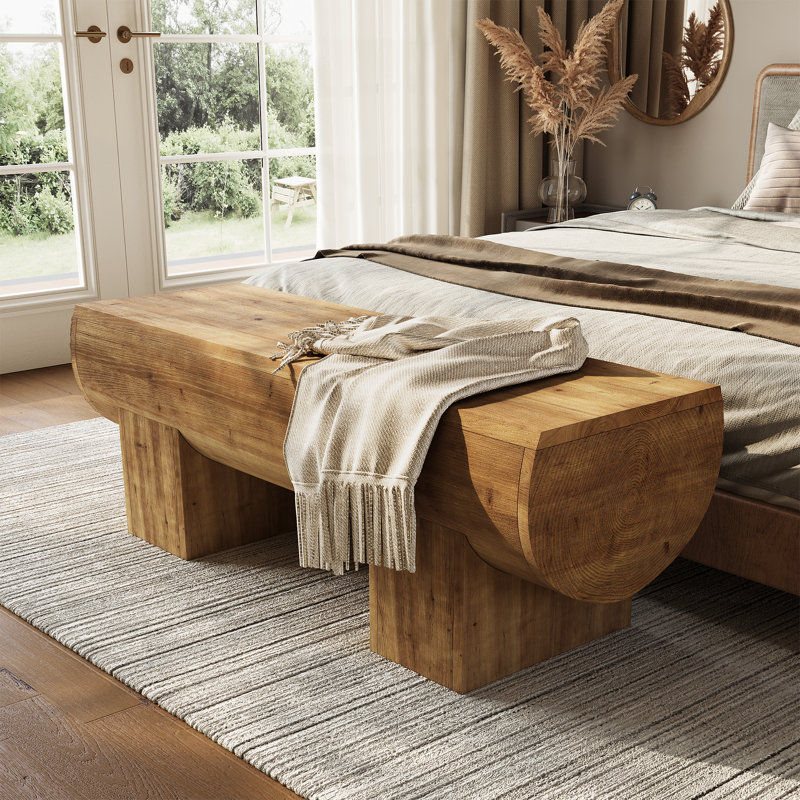 Solid Wood Bench
