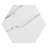 Porlan 8-in. x 9-in. Hexagon Marble Look Matte Porcelain Wall & Floor Tile-106714795