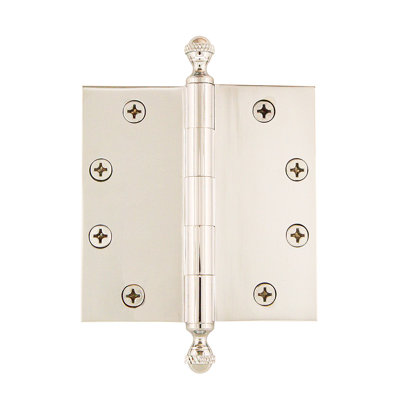 4.5'' x 4.5'' Brass Butt Bearing Hinge