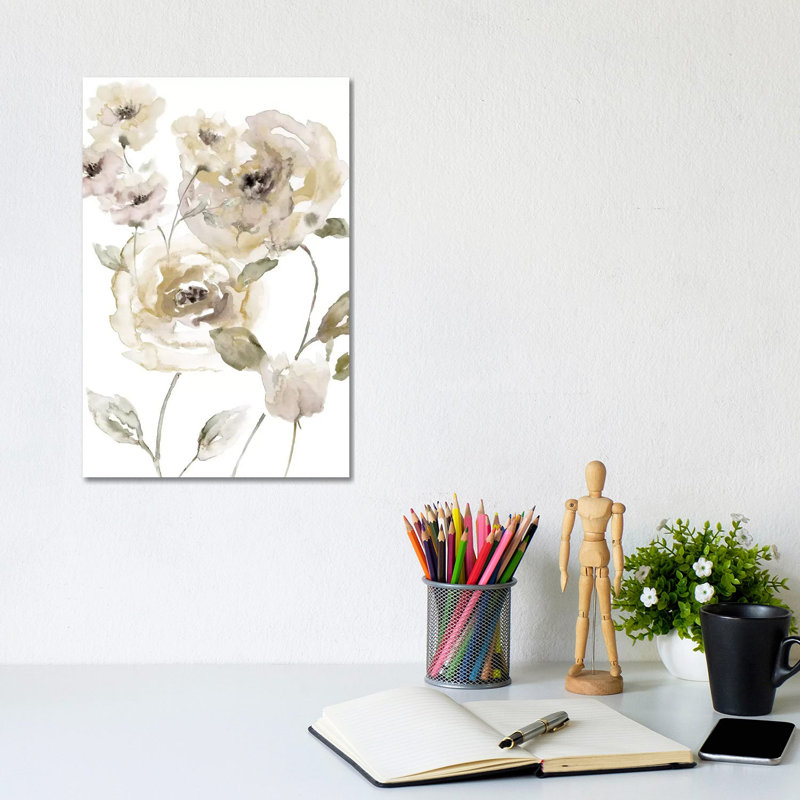 Translucent Garden II by Nan - Wrapped Canvas Painting, 20.32 cm H x 30.48 cm W