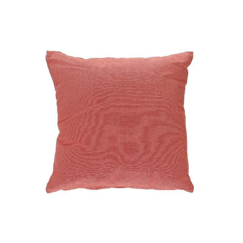 Coussin Chambray avec fermeture à glissière, Orange