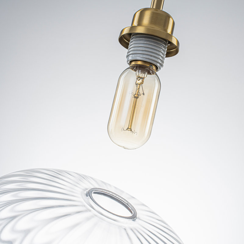 Luminaire suspendu 1 lumière Mid-Century