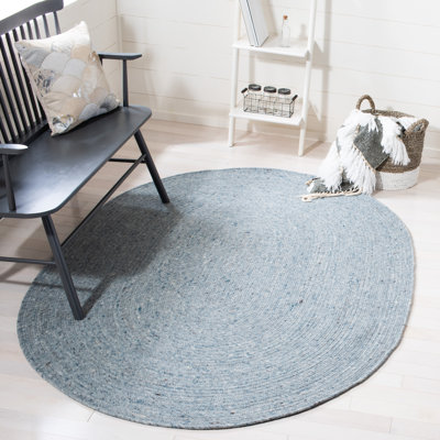 Tapis de couleur unie tissé à la main 0,6 po Connell