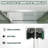 60" Wide And 70" High Aluminum Frame Bypass Bathroom Sliding Door With Double Handle As Towel Rail, - Crash Angle, Mute Rollers, Easy To Install 56 Adjustable Width 8Mm & Tempered Glass, Stainless-124069820