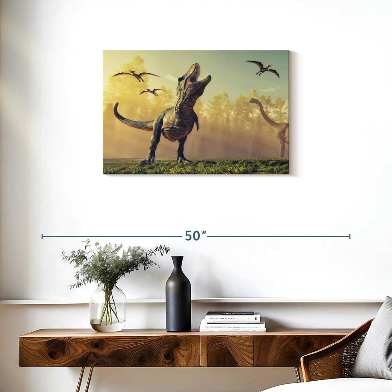 Brampt Dinosaur Park, 20" H x 30" W