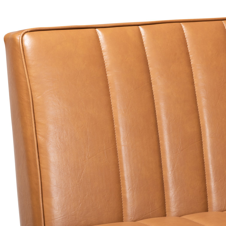 Gilburt Faux Leather Upholstered Bench