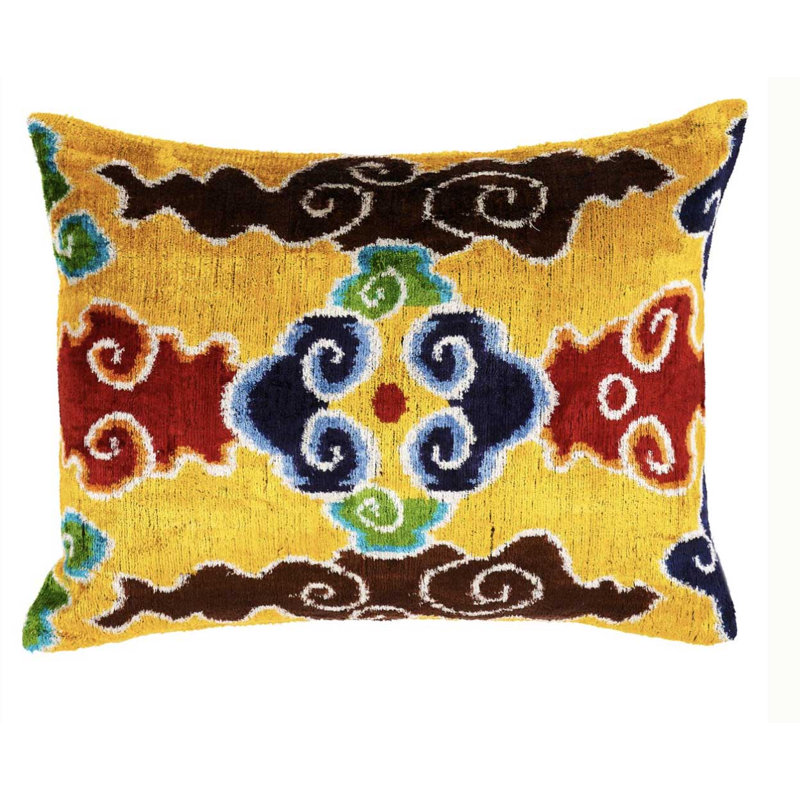 Velvet Lumbar Pillow Cover & Insert
