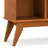 Draper 57"W Solid Hardwood Storage Console Table with 8 Cube Storage