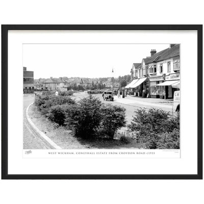 West Wickham, Coneyhall Estate From Croydon Road C1955 by Francis Frith - Single Picture Frame Print
