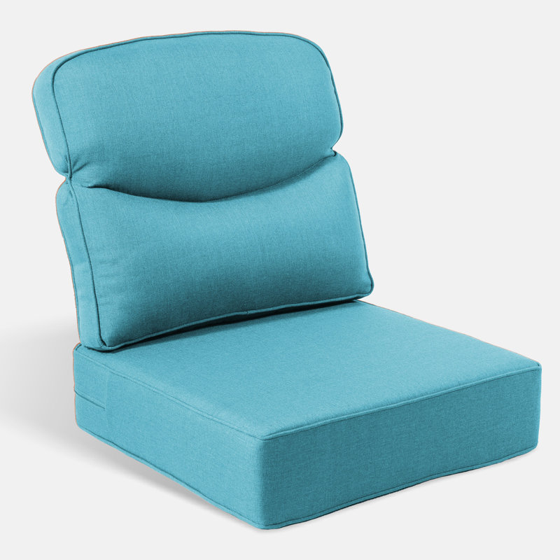Smishape Outdoor Cushion Set, 6 Inch Deep Seat Patio Furniture Cushions With Removable Cover,Replacement Patio Cushion Set For Chair,Sofa,Loveseat