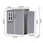 Plastic Outdoor Garden Storage Shed-1521210619