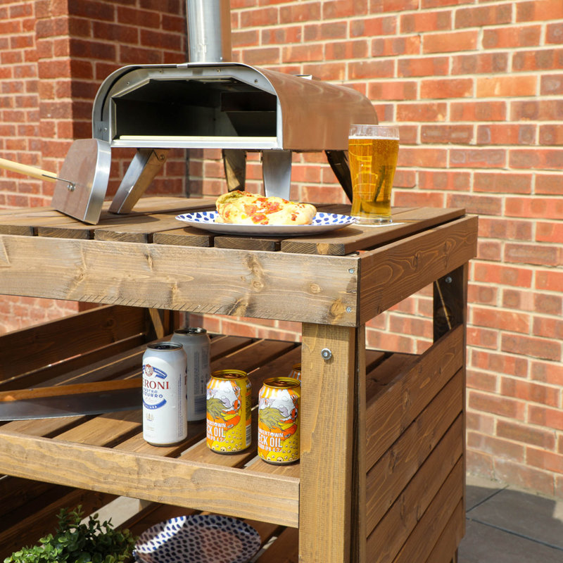 Mercia Pressure Treated Pizza Oven/BBQ Table