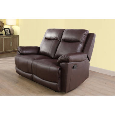 Latitude Run® Guillem 38''W Oversize Recliner Faux Leather Manual Rocking  Recliner with Lumbar Support & Reviews