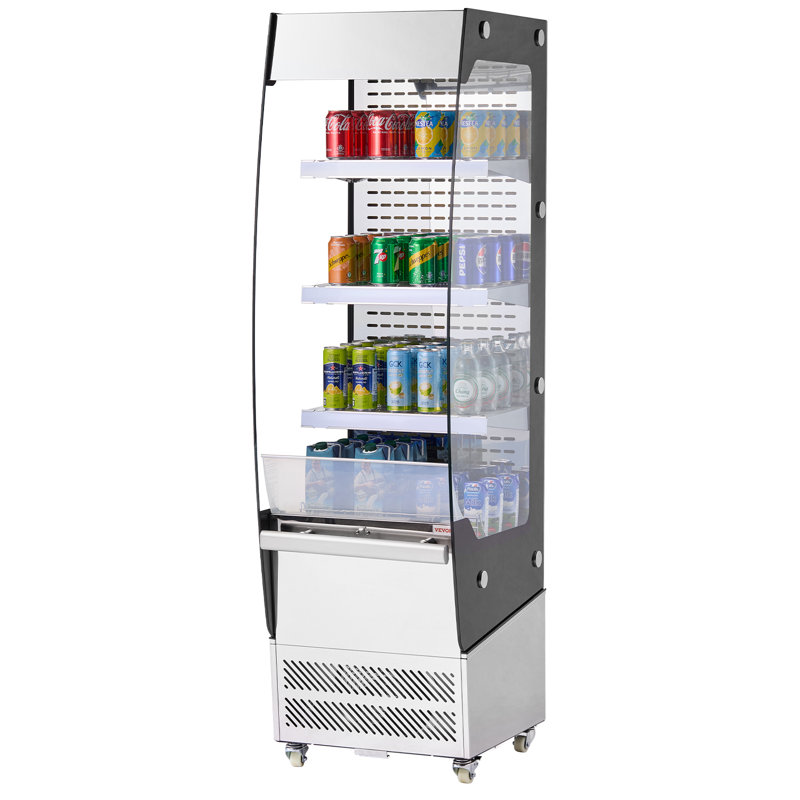 Open Air Merchandiser 3-Tier Display Cooler with Air Curtain 7.8cu.ft.