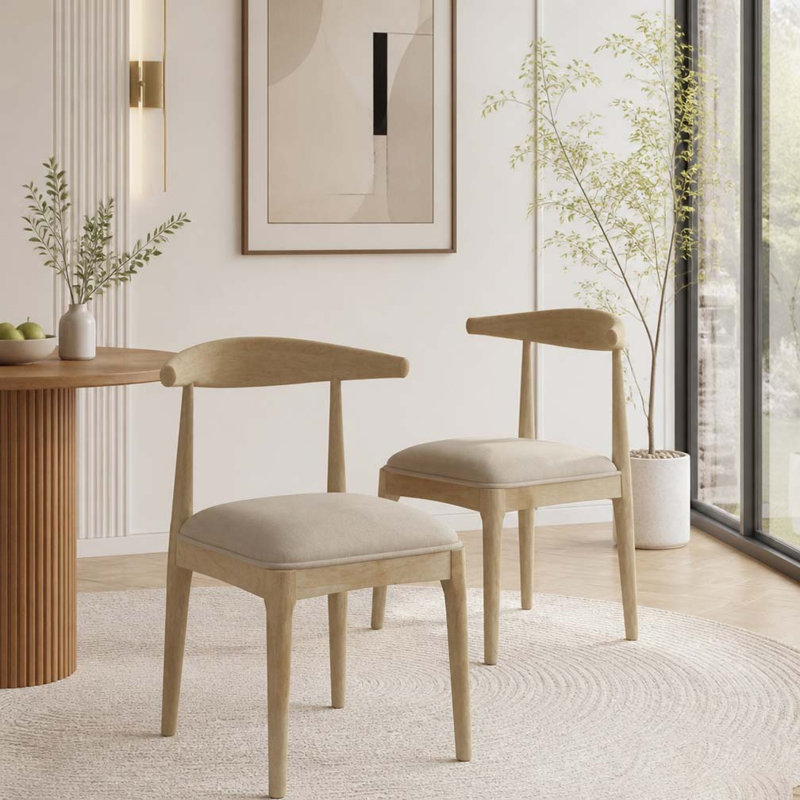 Ensemble de chaises de salle à manger, light brown