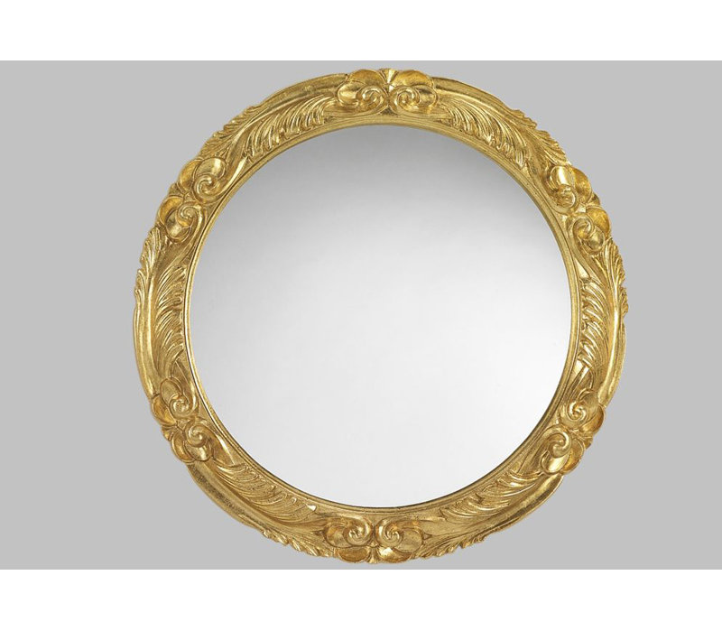 Miroir d'appoint mural Kitts, Or
