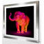 «Neon Elephant 1», impression sur toile-23653303-23653325